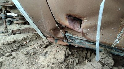 1978-1987 Chevy Malibu Driver Left Front Fender Oem Tan 4 Door 14016340