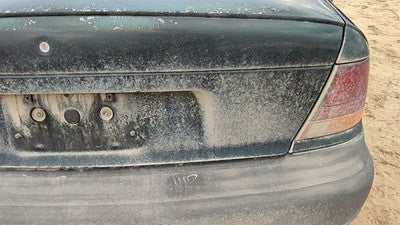 96-98 Saturn Sl1 License Plate Trim Surround Panel Oem Tail Trunk Finish Green