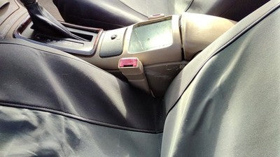 2000-2001 Buick Regal Driver Left Front Seat Belt Buckle Receiver Oem Taupe 523