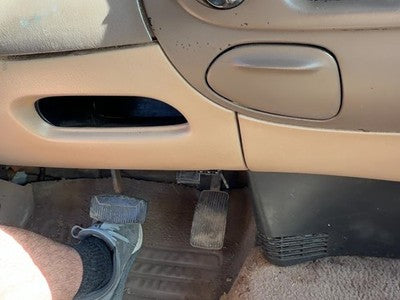 1997-2004 Ford F150 Lower Dash Under Column Knee Bolster Trim Panel Oem Tan Ex