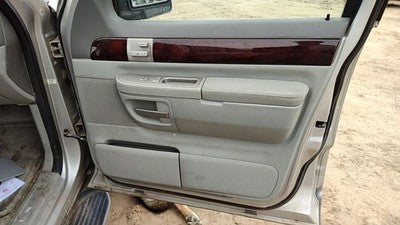 2003 Lincoln Aviator Passenger Right Front Door Trim Panel With Switches Gray Bl