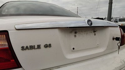 2005 Mercury Sable License Plate Trim Surround Panel Oem Tail Trunk Finish
