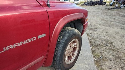 1998-2003 Dodge Durango Passenger Right Front Fender Oem Red 55255030aa