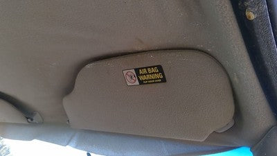 1999 F250 Super Duty Passenger Right Sun Visor Oem