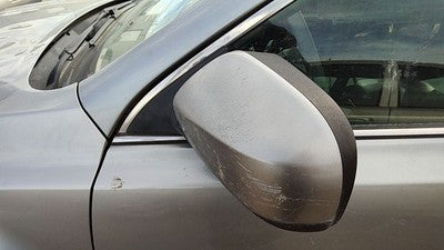 11-14 Legacy Outback Driver Left Side Mirror Door Mounted Ssm Steel Silver