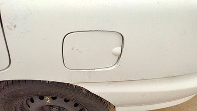 2001-2005 Kia Rio Fuel Tank Door With Hinge Gas Lid Oem Filler Sedan White