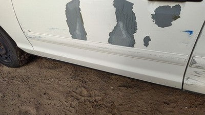 1998-2008 Ford Crown Vic Driver Left Front Moulding From Door Trim Strip White
