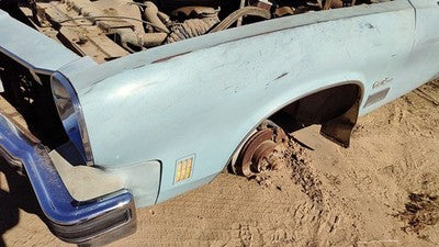1974-1975 Cutlass Supreme Driver Left Front Fender Oem Blue