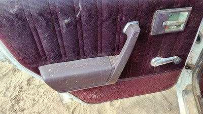 1987 Olds Ciera Driver Left Rear Door Trim Panel With Switches Back Red