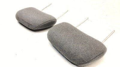 1995 Ford F150 Rh Cloth Pair Left And Right Front Seat Head Rest Gray