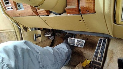 1980-1984 Cadillac Deville Lower Dash Under Column Knee Bolster Trim Panel Oem