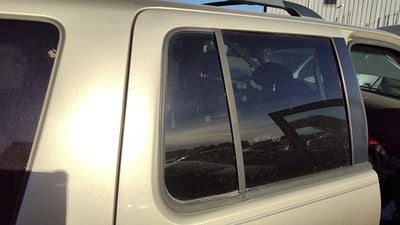 02-10 Ford Explorer Passenger Right Rear Vent Window Back Door Glass With Frame