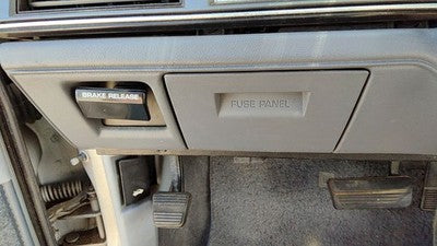 1989-1991 Olds 88 Dash Fuse Panel Cover Oem Gray