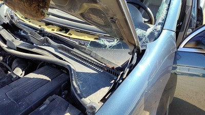 2005-2014 Vw Jetta Driver Left Hood Hinge Assembly Oem Blue 1K0823301c