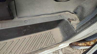 1996 Ford Van E250 Passenger Right Lower Sill Step Moulding Trim Panel Oem Gray