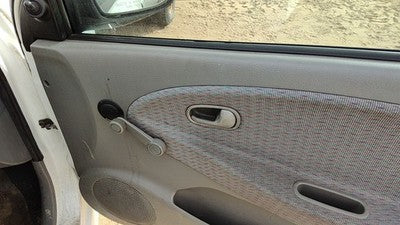 2001-2002 Kia Rio Passenger Right Front Door Trim Panel Manual Windows Gray