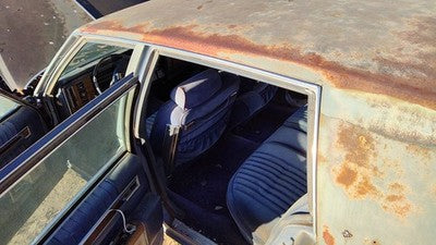 1984 Deville Sedan Lh Driver Left Drip Rail Molding Chrome Trim Above Doors Oem