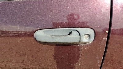 2003-2009 Dodge Ram 2500 Driver Left Front Outside Door Handle Oem Red 6Cf
