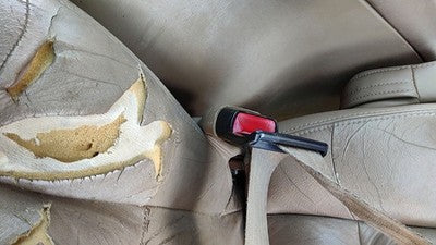 1998 Lincoln Navigator Driver Left Front Seat Belt Buckle Receiver Oem Tan Kx