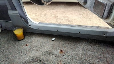 1992 Jeep Cherokee Driver Left Lower Sill Step Moulding Trim Panel Oem Gray