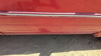 04-07 Town Country Passenger Right Front Moulding From Door Trim Strip Red Prh