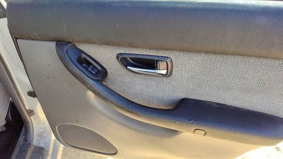 00-02 Subaru Legacy Passenger Right Rear Door Trim Panel With Switches Back Gray