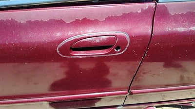 1995 Honda Accord Driver Left Rear Outside Door Handle Oem Back Red