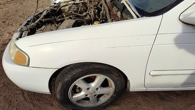 2000-2006 Nissan Sentra Driver Left Front Fender Oem White Qm1 F31015m030