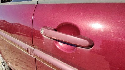 06-11 Accent Passenger Right Front Outside Door Handle 5r Wine Red 4 Door