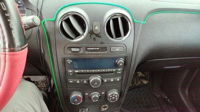 2006-2011 Chevy Hhr Trim Bezel Around Radio Surround Dash Panel Oem Black 19B
