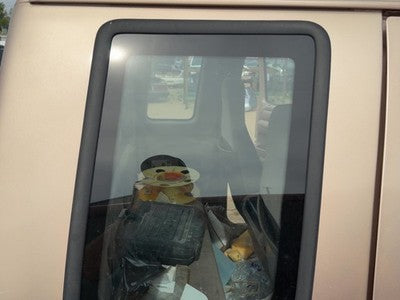 1992-1997 Ford F250 Passenger Right Rear Quarter Glass Back Side Window Oem