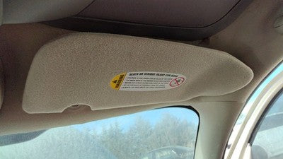 2002 Chrysler Pt Cruiser Passenger Right Sun Visor Oem Fl Taupe 0Tf86mf1af