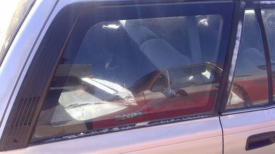 88-92 Station Wagon Passenger Right Rear Quarter Glass Back Side Window 2Wd