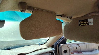 1999 Buick Park Ave Passenger Right Sun Visor Oem Tan