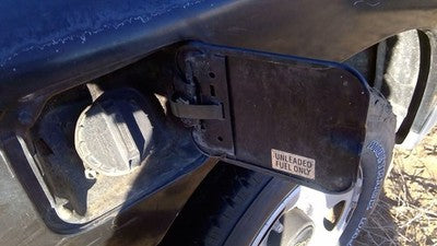 1996 Geo Tracker Fuel Tank Door With Hinge Gas Lid Oem Filler Black