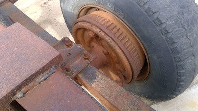 1978 Gmc 2500 Driver Left Rear Brake Backing Plate Assembly Oem