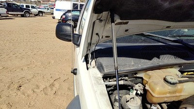 02-07 Jeep Liberty Passenger Right Hood Hinge Assembly Oem White Pw1 55176928Ac