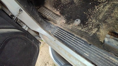 2015 Silverado 1500 Driver Left Lower Kick Trim Panel Oem H2r Gray