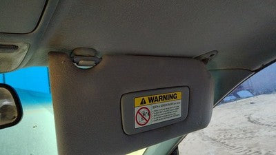 1998-2002 Honda Accord Passenger Right Sun Visor Oem Gray 83230S84a03zd