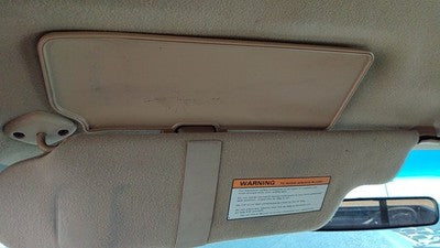 1997 Ford F150 Driver Left Sun Visor Oem Tan Mx