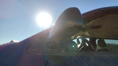 2001-2004 Dodge Caravan Driver Left Side Mirror Door Mounted Oem 04857877Ab