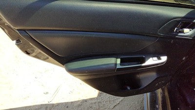 15-16 Wrx Driver Left Rear Inside Door Trim Panel Wih Switches Back Cbl30 Carbon