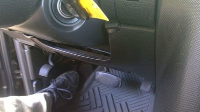 06-10 Mercury Mountaineer Lower Dash Under Column Knee Bolster Trim Panel Black