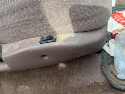97 Ford F250 Passenger Right Side Power Seat Switch With Trim Panel Oem Brown Rk
