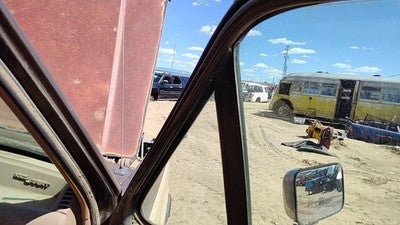 1980-91 Ford F150 Passenger Right Front Vent Window Small Door Glass With Frame