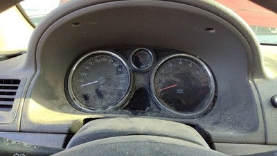 05-10 Chevy Cobalt Trim Bezel Around Speedometer Dash Surround Panel 14C Gray