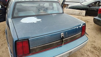 1985-1991 Olds Cutlass Calais Trunk Lid Oem Blue 2 Door 20715542