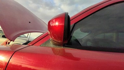 06-10 Dodge Charger Driver Left Side Mirror Door Mounted Prh Inferno Red Crystal