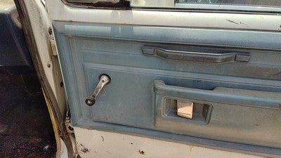 1984 Dodge Ram W250 Passenger Right Front Inside Door Trim Panel Blue