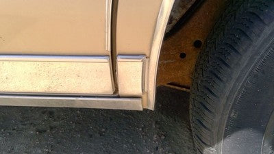 1985 Olds 88 Driver Left Rear Moulding On Quarter Panel Oem Chrome